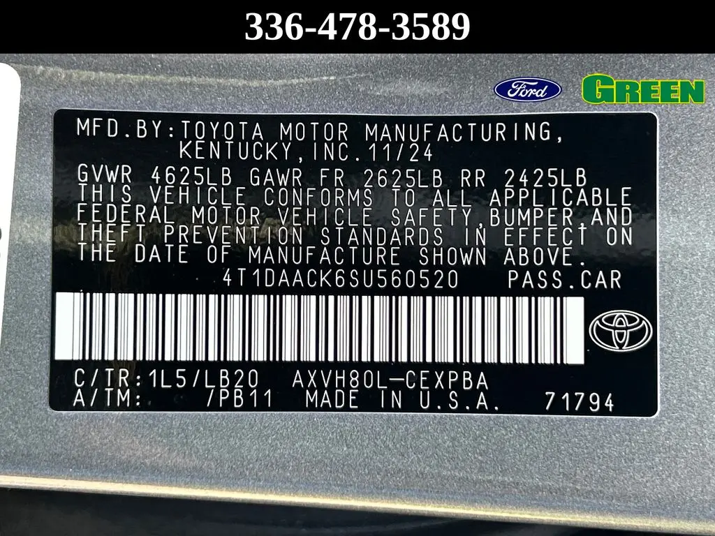 2025 Toyota Camry - $32,898