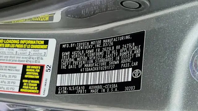 2026 Toyota Camry SE