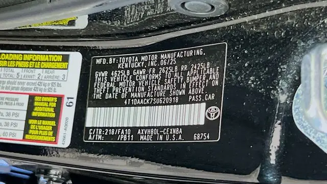 2025 Toyota Camry SE