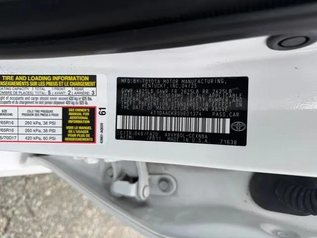 2025 Toyota Camry - $27,995