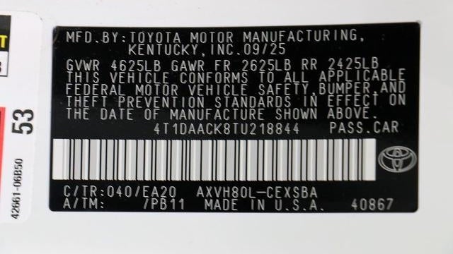 2026 Toyota Camry SE