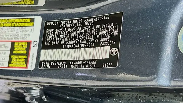 2026 Toyota Camry SE