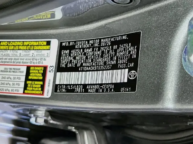 2026 Toyota Camry - $43,900