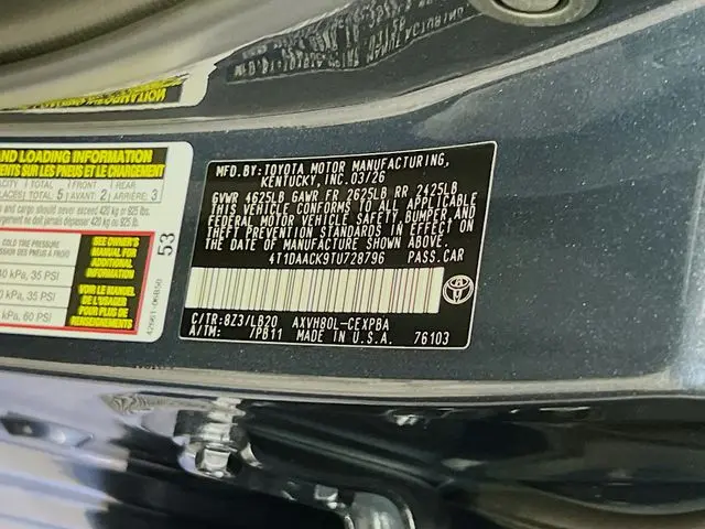 2026 Toyota Camry - $37,900