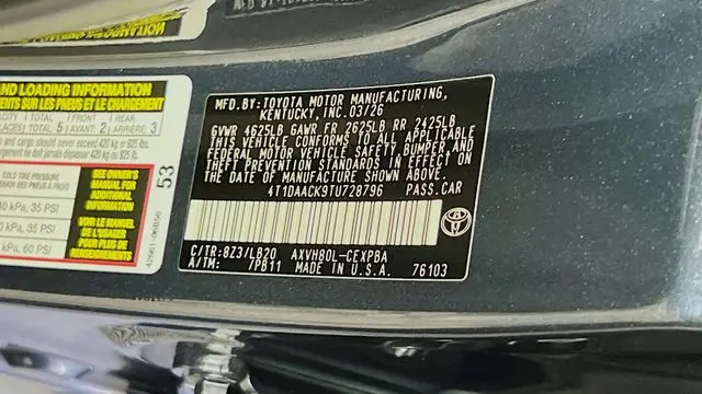 2026 Toyota Camry SE