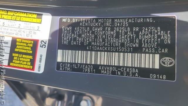 2025 Toyota Camry SE
