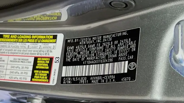 2026 Toyota Camry SE