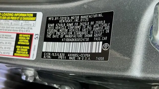 2025 Toyota Camry SE