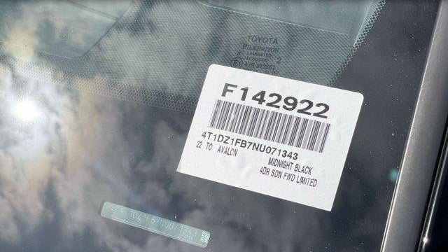 2022 Toyota Avalon Limited