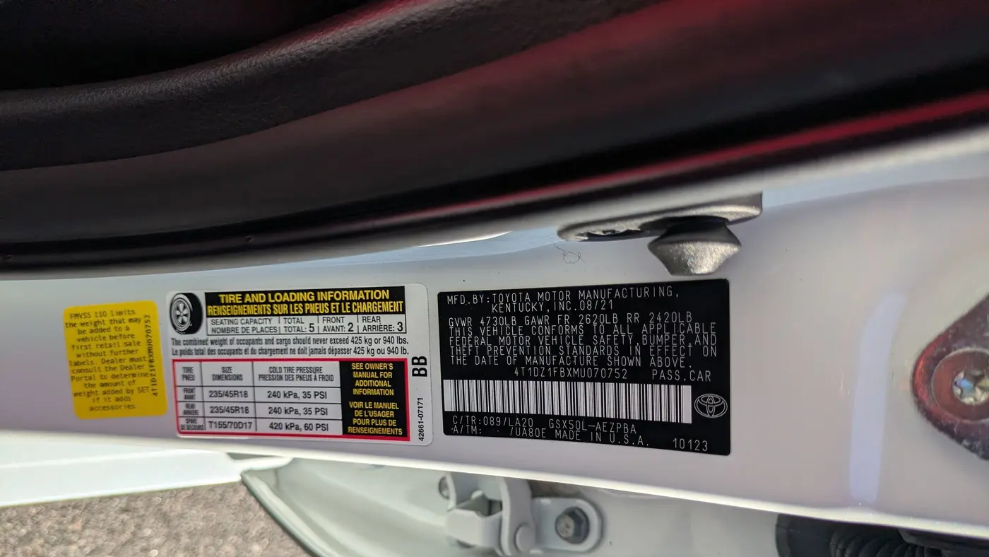 2021 Toyota Avalon Limited