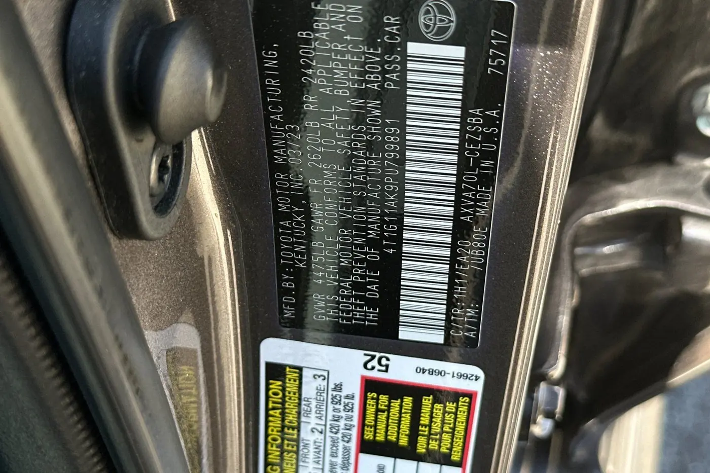 2023 Toyota Camry - $24,235
