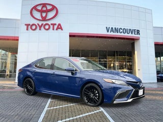 2024 Toyota Camry Hybrid with Reservoir Blue Exterior