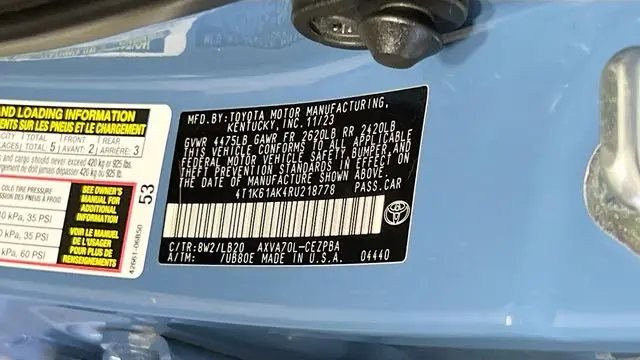 2024 Toyota Camry XSE