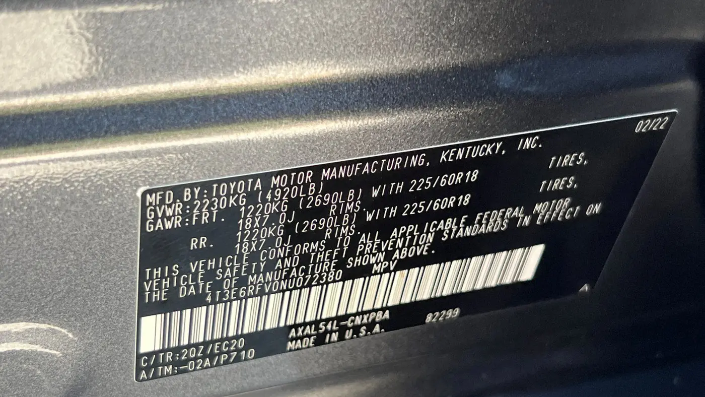 2022 Toyota RAV4 Hybrid XSE