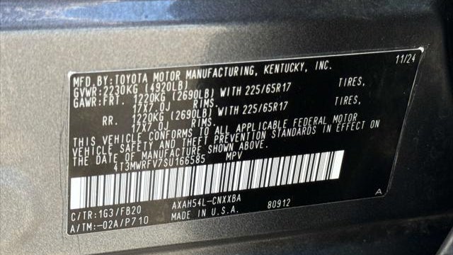 2025 Toyota RAV4 Hybrid LE