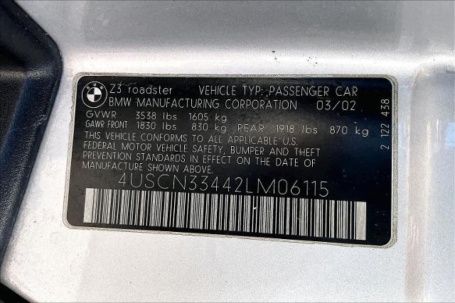 2002 BMW Z3 - $12,745
