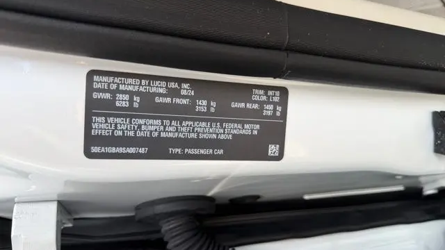2025 Lucid Air Grand Touring