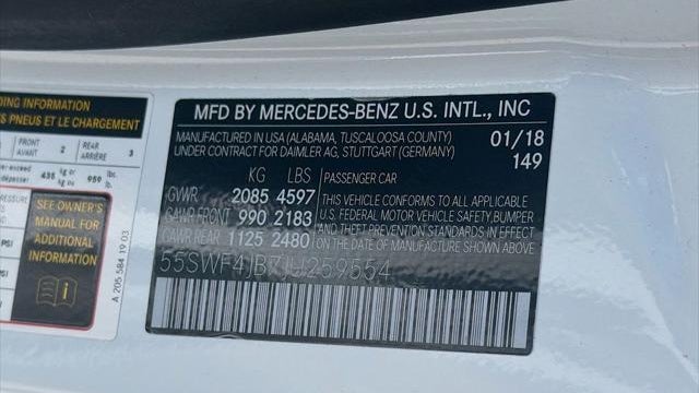 2018 Mercedes-Benz C-Class C 300