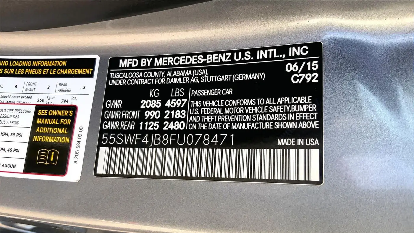 2015 Mercedes-Benz C-Class C 300
