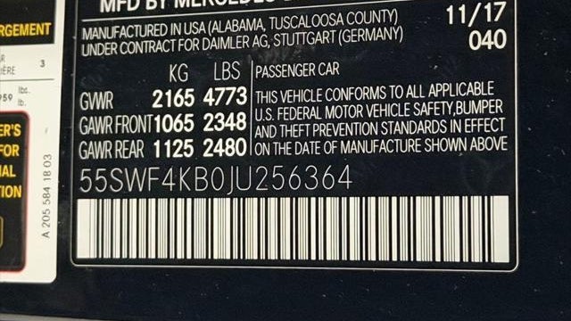 2018 Mercedes-Benz C-Class C 300 4MATIC