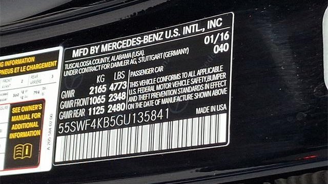 2016 Mercedes-Benz C-Class C 300 4MATIC