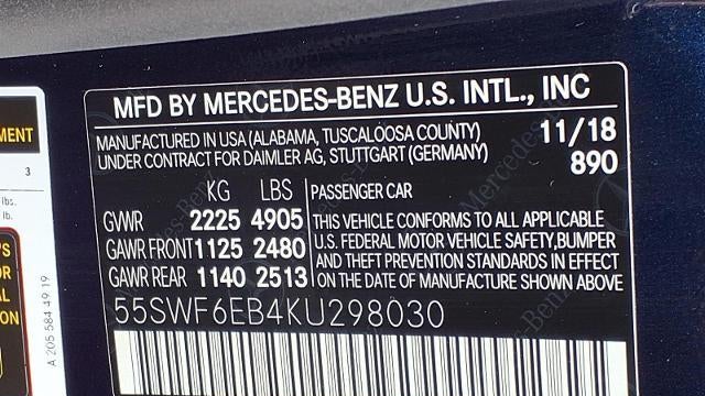 2019 Mercedes-Benz C-Class AMG C 43