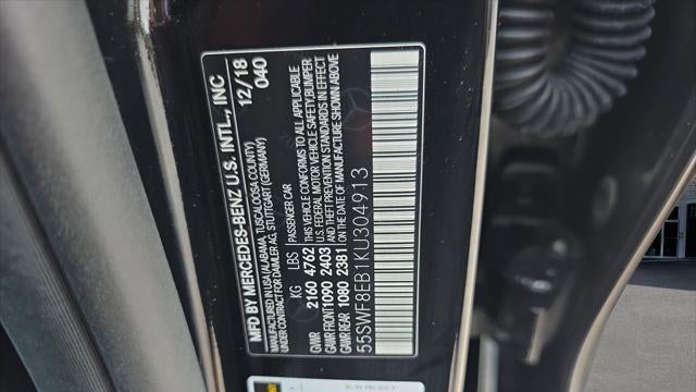 2019 Mercedes-Benz C-Class C 300 4MATIC