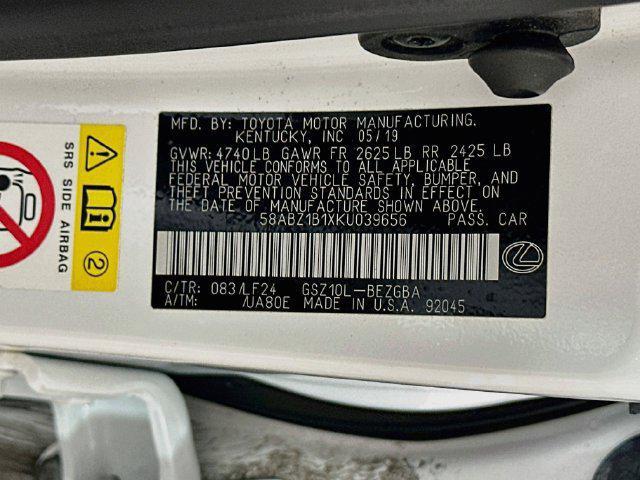 2019 Lexus ES - $26,628