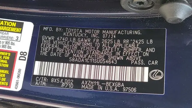 2025 Lexus ES 300h Base