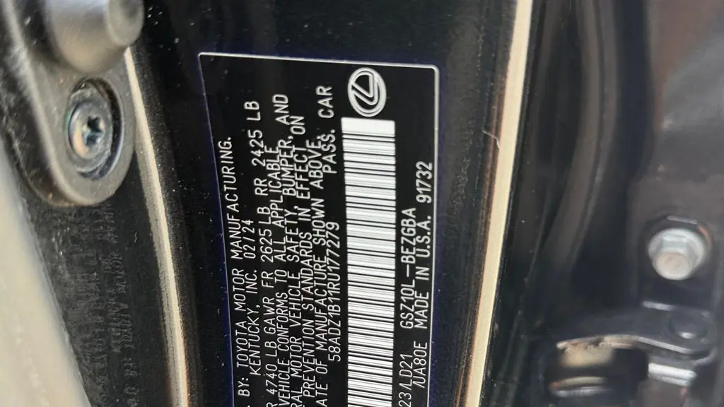 2024 Lexus ES 350 Base