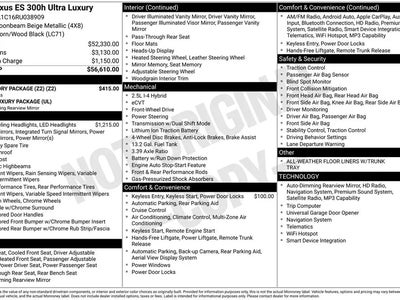 Photo of a 2024 Lexus ES 300H Ultra Luxury 4DR Sedan for sale