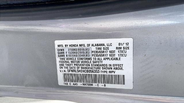 2012 Honda Odyssey LX
