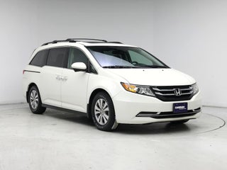 2015 Honda Odyssey with White Diamond Pearl Exterior