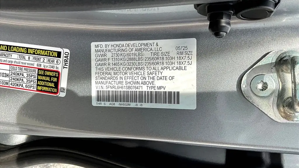 2025 Honda Odyssey EX-L