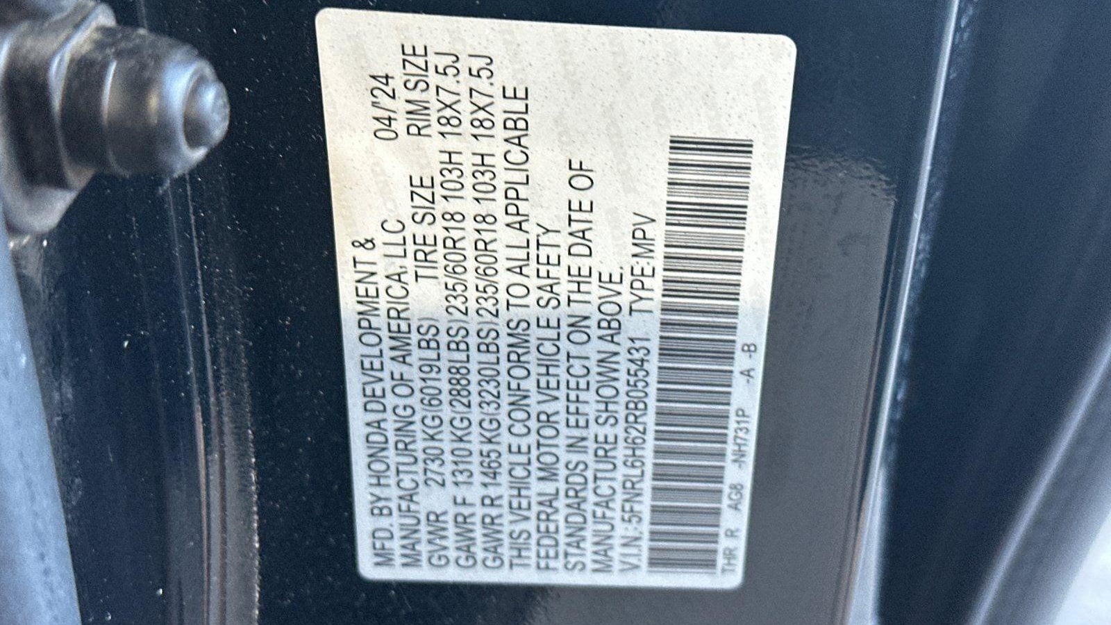2024 Honda Odyssey EX-L