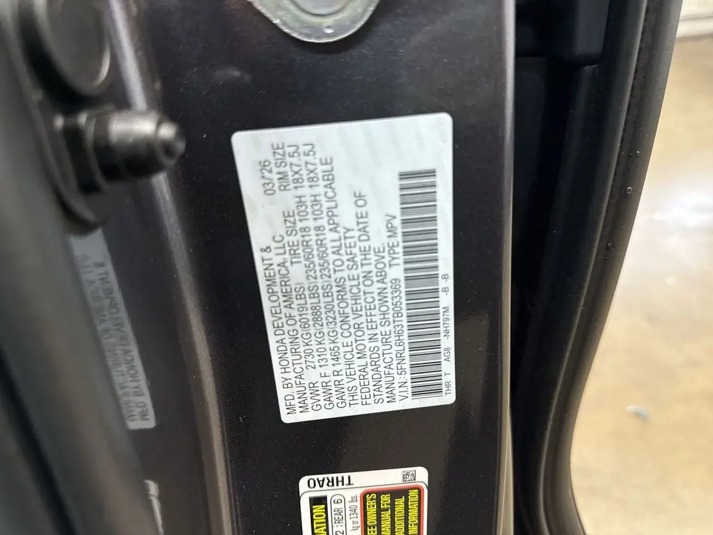 2026 Honda Odyssey - $39,153