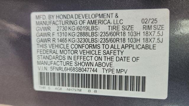 2025 Honda Odyssey EX-L