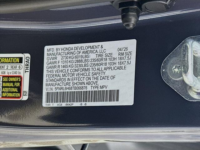 2026 Honda Odyssey - $45,579