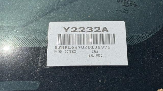 2019 Honda Odyssey EX-L
