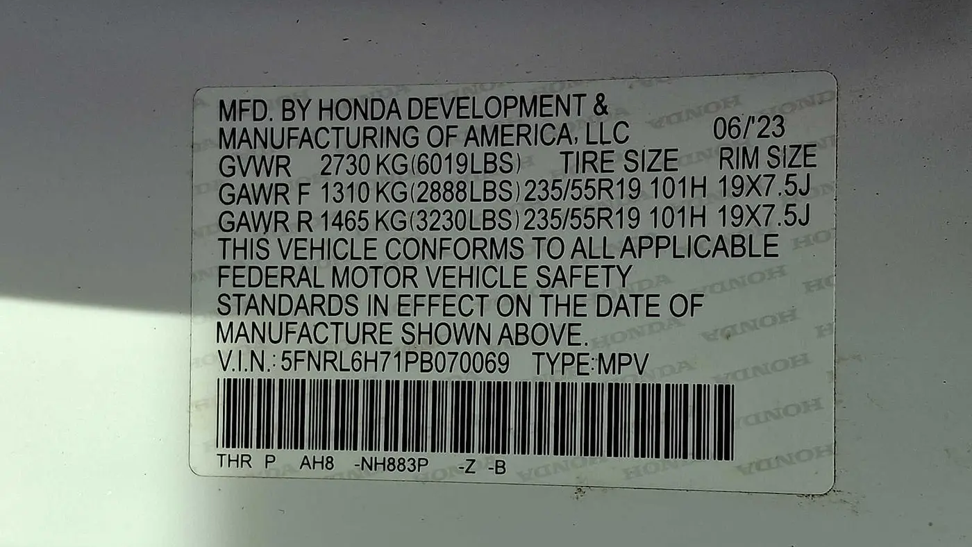 2023 Honda Odyssey Sport
