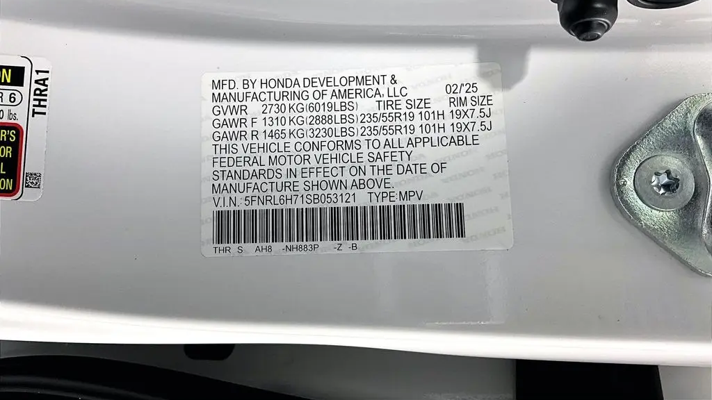2025 Honda Odyssey Sport-L