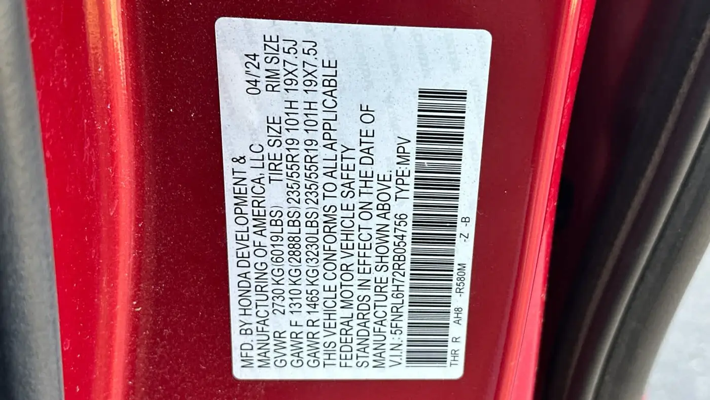 2024 Honda Odyssey Sport