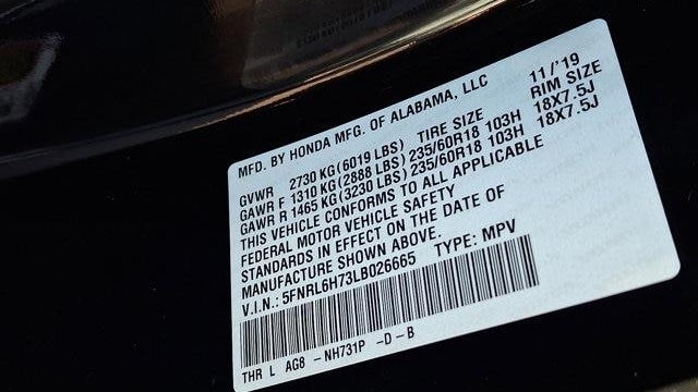 2020 Honda Odyssey EX-L