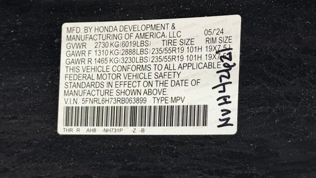 2024 Honda Odyssey Sport
