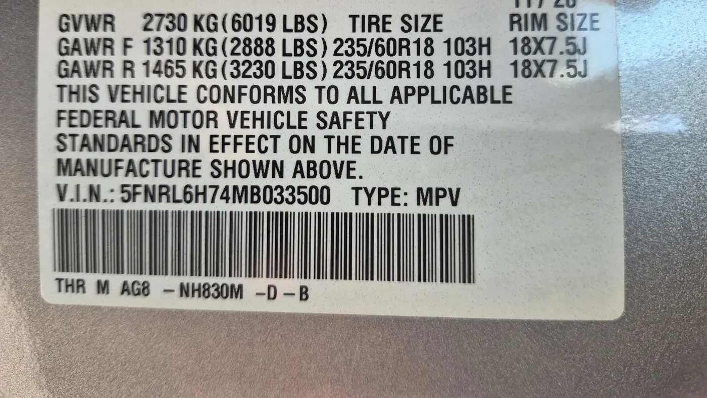 2021 Honda Odyssey EX-L