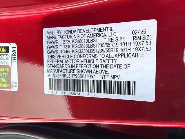 2025 Honda Odyssey - $36,645