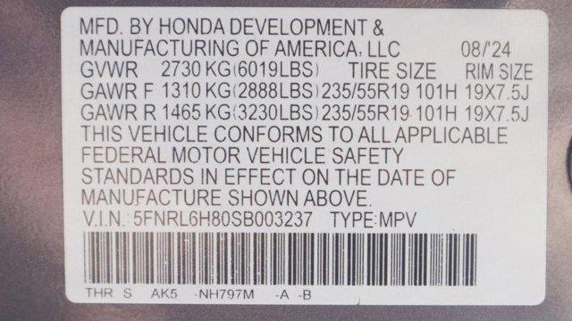 2025 Honda Odyssey Touring
