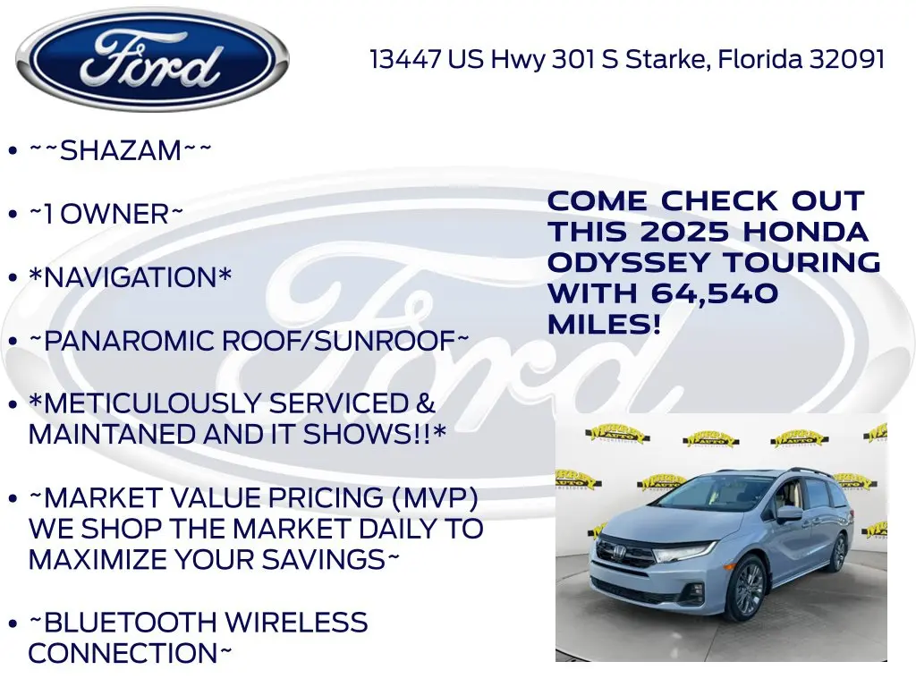 2025 Honda Odyssey - $36,987