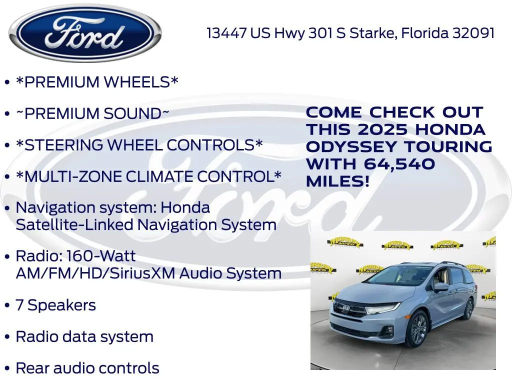 2025 Honda Odyssey - $36,987