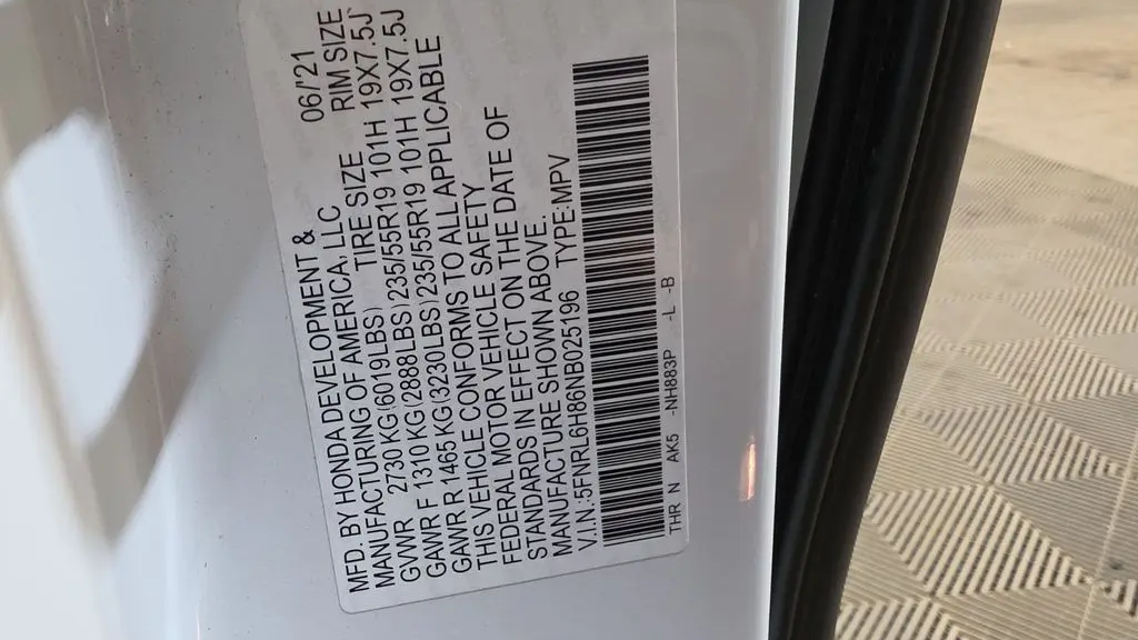 2022 Honda Odyssey Touring